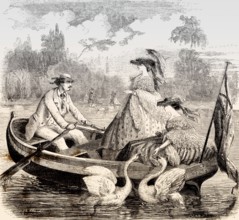 Parisian fashion, 1857