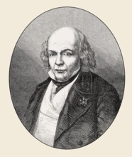 Pierre-Jean de Béranger, 1780, 1857, a prolific French poet and chansonnier