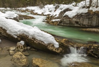 At the Rissbach in winter