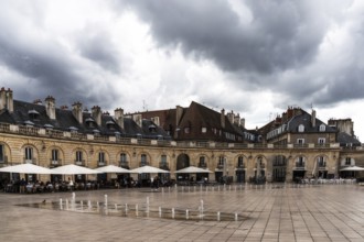 Dijon, France, 14 September, 2022: the Place de la Liberacion Square in the old city center of