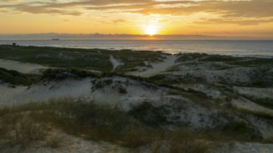 Florianópolis, Campeche beach during sunrise. Brazil. Rio Tavares neighborhood