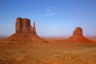 Monument Valley West and East Mittens Butte Utah National Park
