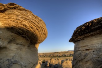 Hoodoo Badlands Alberta Canada Writing on Stone Park