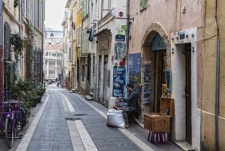 Alley, Street, Le Panier, Neighbourhood, Marseille, France, Europe