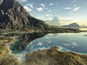 An image of a nice fantasy landscape