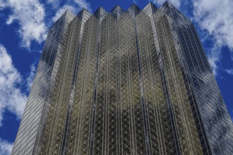 Trump Tower and blue sky (New York). Shooting Location: New York, Manhattan