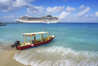 Cozumel island beach in Riviera Maya of Mayan Mexico