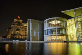 Spreebogen with Reichstag in Berlin
