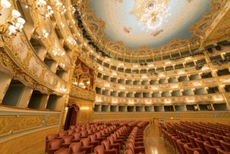 Beautiful Grand Theater La Fenice in Venice, Veneto, Italy, Europe