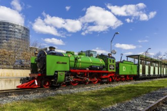 The popular small railway in Dresden's Great Garden has been in operation for 75 years. The steam