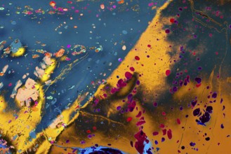 Abstract marbling art patterns in paint as background