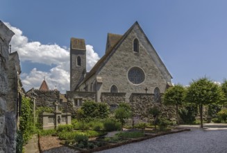 St. John's Church in Rapperswil is mixed style church dating back to the 12th century, Switzerland,