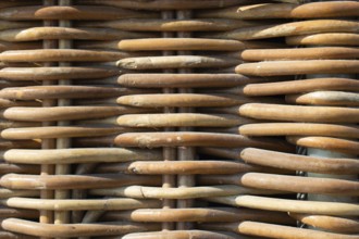 The texture of straw, weaving from straws background