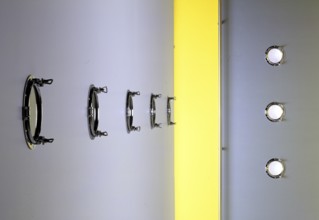 Luxembourg, Bureau Jean Schmit Engineering, door details, portholes, Europe