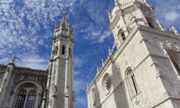 The Jeronimos Monastery in Lisbon's district Belem is a stunningly beautiful and ornate building