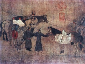 The Khitan people (or Khitai, Kitan, or Kidan), were a nomadic Mongolic people, originally located