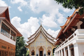 Wat Santitham temple in Chiang Mai, Thailand, Asia