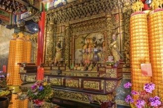 Sun Moon Lake Wen Wu Temple, Central Hall, Zhongzheng Rd, Yuchi Township, Nantou County, Taiwan,