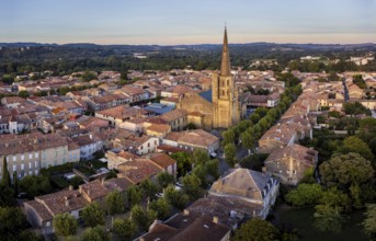 St. Maurice Cathedral of Mirepoix, Ariège department, French Republic