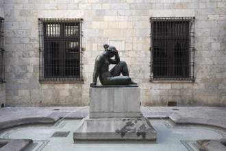 Inner courtyard with Maillol sculpture