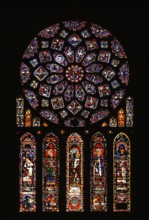 Chartres, Cathedral, Cathédrale Notre-Dame de Chartres, North Rose