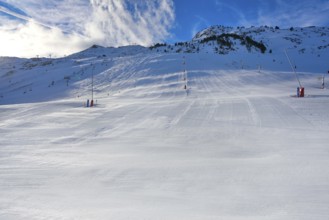 Candanchu ski in Huesca on Canfranc Pyrenees at Spain