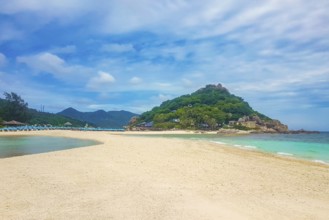 Most beautiful beaches. Koh Nang Yuan Beach near Koh Tao Koh in Thailand Surat Thani