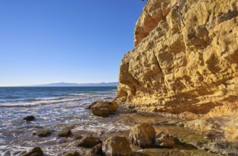 Cala Penya Tallada Salou beach in Tarragona of Catalonia