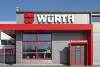 Würth Schrauben Dependance, branch office, Kempten, Allgäu, Swabia, Bavaria, Germany, Europe