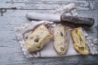 Panettone Christmas cake typical and traditional northern Italian