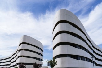 San Sebastian de los Reyes, Spain, May 15, 2021: Luxury New Residential Development in Madrid.