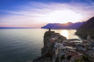 Vernazza before sunset, Cinque Terre, Italy, Europe