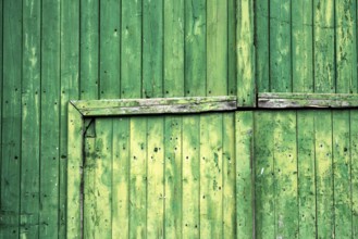 Old wooden door