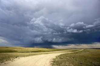 Prairie Storm Clouds Saskatchewan Canada Summer Danger