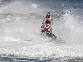 Olbia, Italy - September 16 - 20192 Aquabike world Championship gran prix of Italy