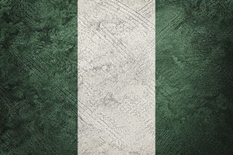 Grunge Nigeria flag. Nigeria