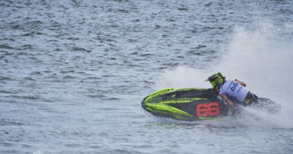 Olbia, Italy - September 16 - 2022 Aquabike world Championship gran prix of Italy