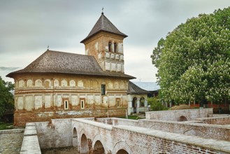 Building of the Monastery Strehaia, Romania Strehaia, Mehedinti, Romania, Europe