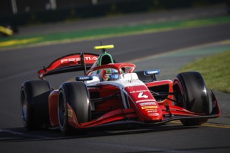 MELBOURNE, AUSTRALIA, MARCH 22: Andrea Kimi Antonelli of Italy and Prema Racing during qualifying