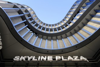 Entrance area of Skyline Plaza, a shopping centre in Gallus, Europaviertel, Frankfurt am Main,