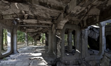 Destroyed Polish ammunition depot
