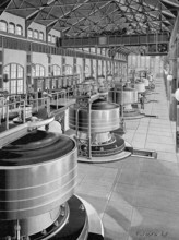 Turbine Hall, hydroelectric Power Station, powerhouse of Niagara Falls, Ontario, Canada, Historical