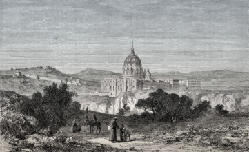 The Papal Basilica of St. Peter, Vatican City, Rome, Italy, 19th Century, Europe