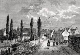 View of Restalrig, Edinburgh, Scotland, 19th century