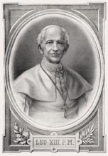 Leo XIII, was Pope from 1878, 1903