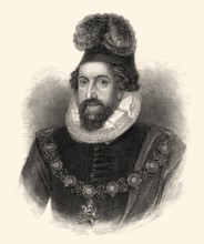 Admiral Thomas Howard, 1. Graf von Suffolk, 1561-1626, ein englischer Adliger