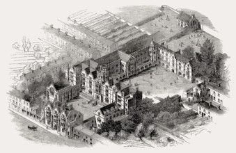 The Wesleyan College, Westminster, London, England, 1850