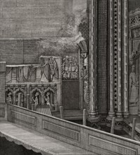 St Stephen's Chapel, old Palace of Westminster, London, England, United Kingdom, Europe