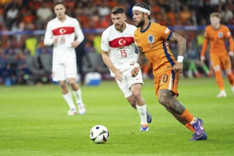 BERLIN, GERMANY - JULY 6, 2024: Euro 2024 quarterfinal match Nederlands vs Turkey (Turkiye) 2:1. In