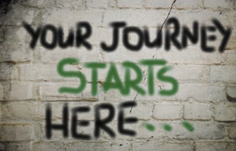 Your Journey Starts Here Concept